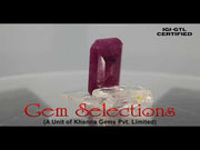 6.36 Ratti Natural new burma Ruby with Govt. Lab Certificate-(2331)